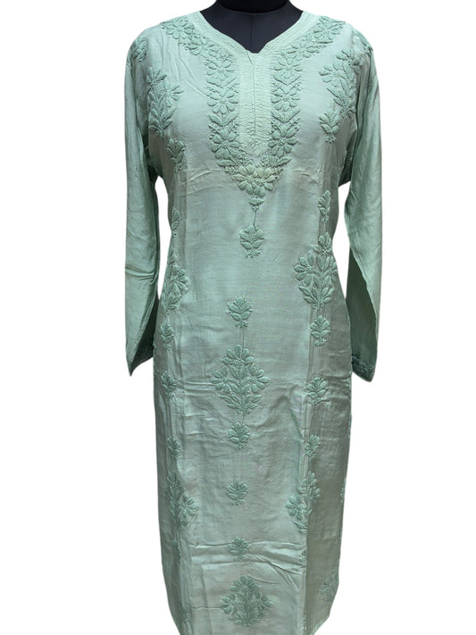 Stunning Muslin Kurti with Self-Thread 3D Embroidery – Elevate Your Ethnic Wardrobe