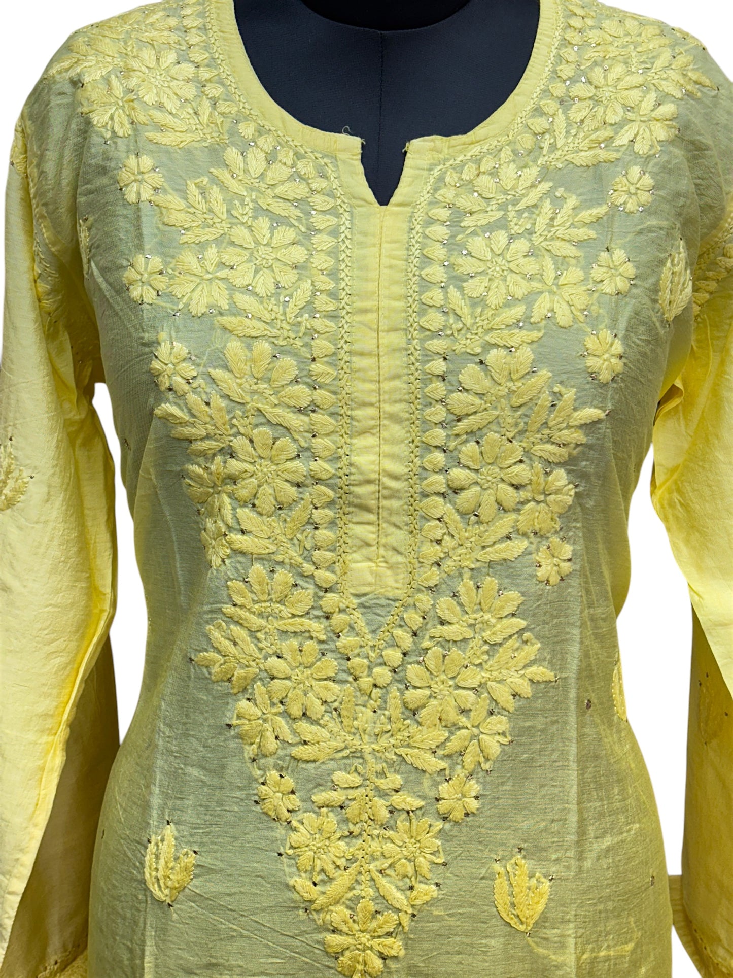 Luxurious Silk Ombre Kurti with Mukaish & intricate Resham Embroidery– Unveiling Timeless Artistry