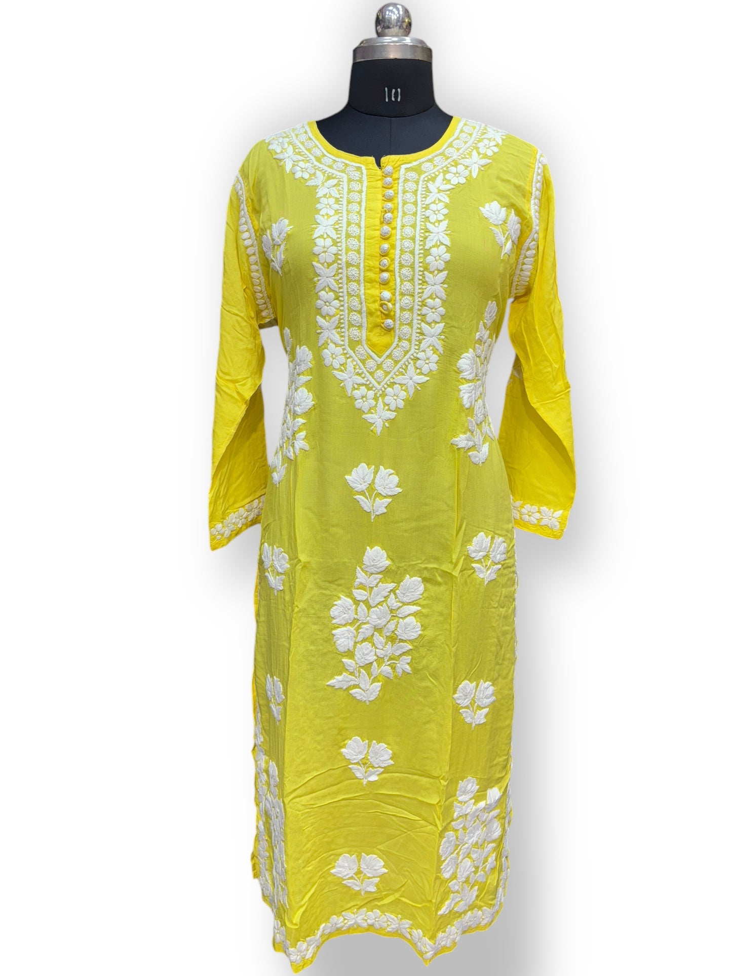 Premium Modal 46 Size Kurtis With 3D Embroidery