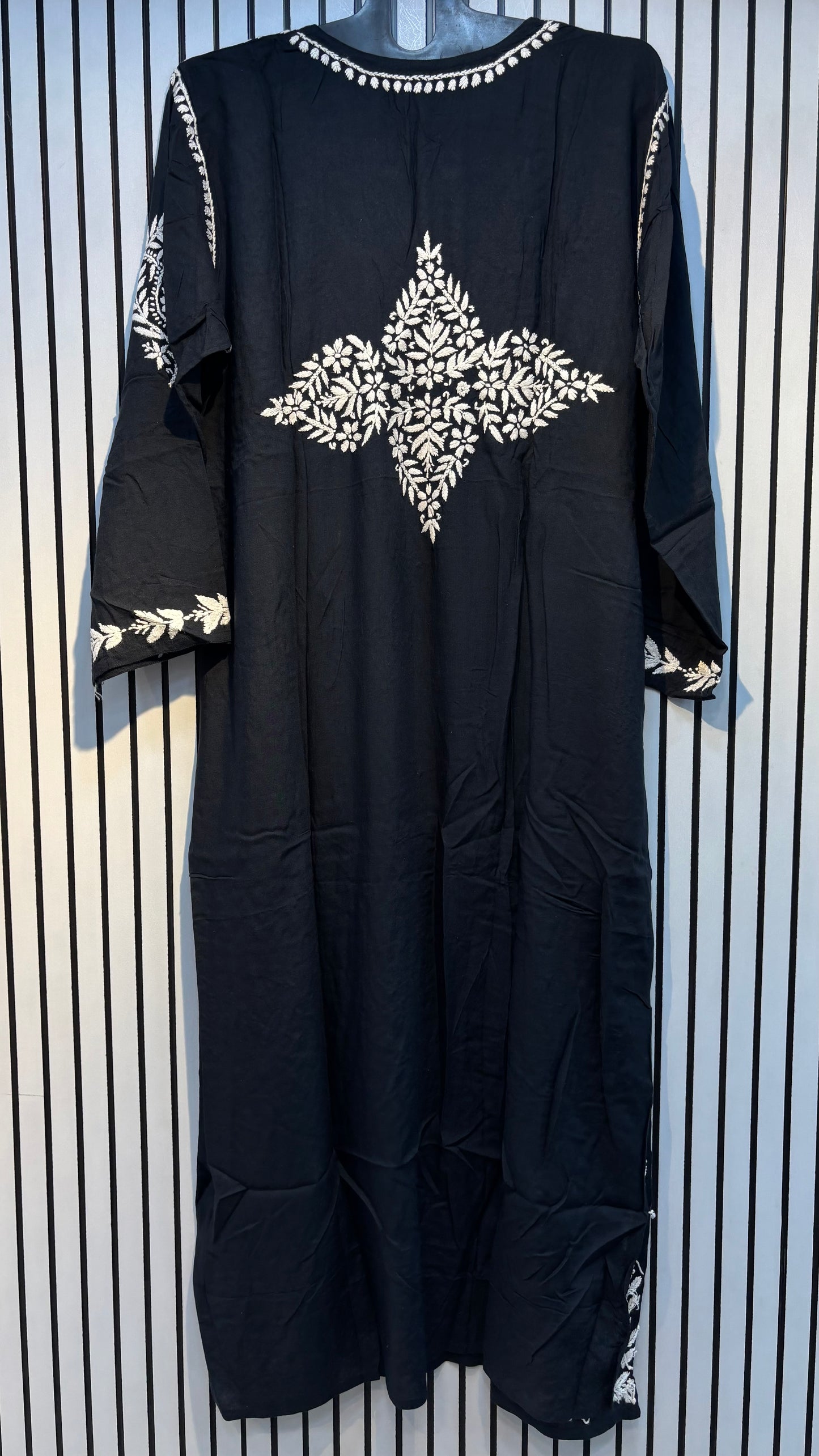 Pure Modal 42 Size Kurtis with Resham thread & 3d Embroidery🪡