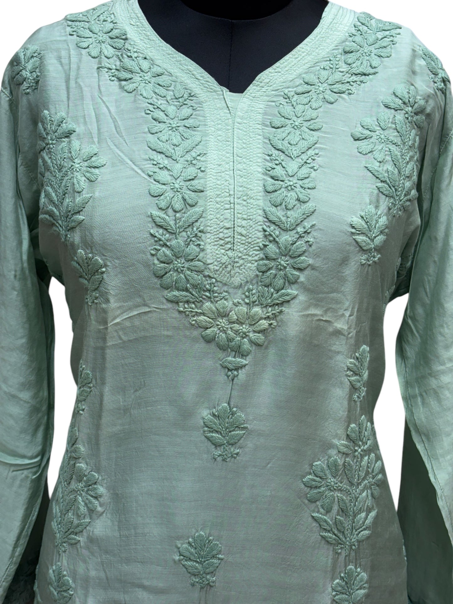Stunning Muslin Kurti with Self-Thread 3D Embroidery – Elevate Your Ethnic Wardrobe