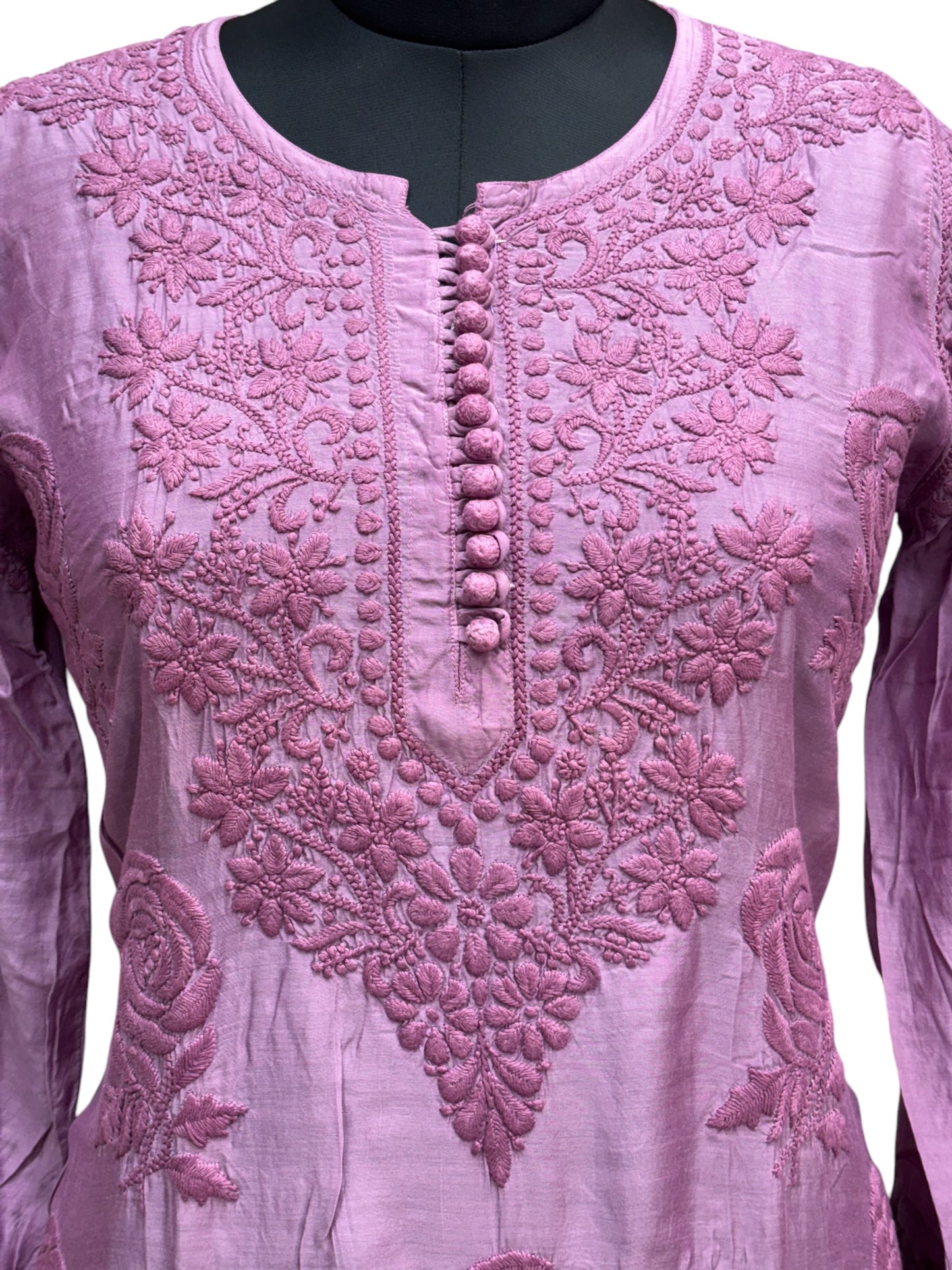 Stunning Muslin Kurti with Self-Thread 3D Embroidery – Elevate Your Ethnic Wardrobe