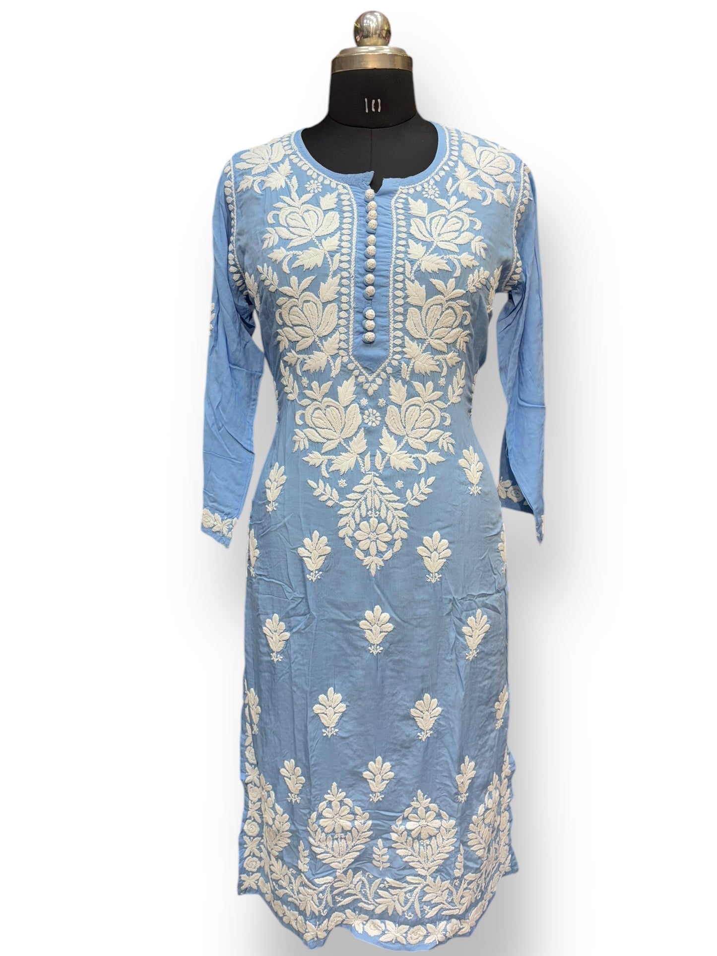 Premium Modal 40 Size Kurtis With 3D Embroidery