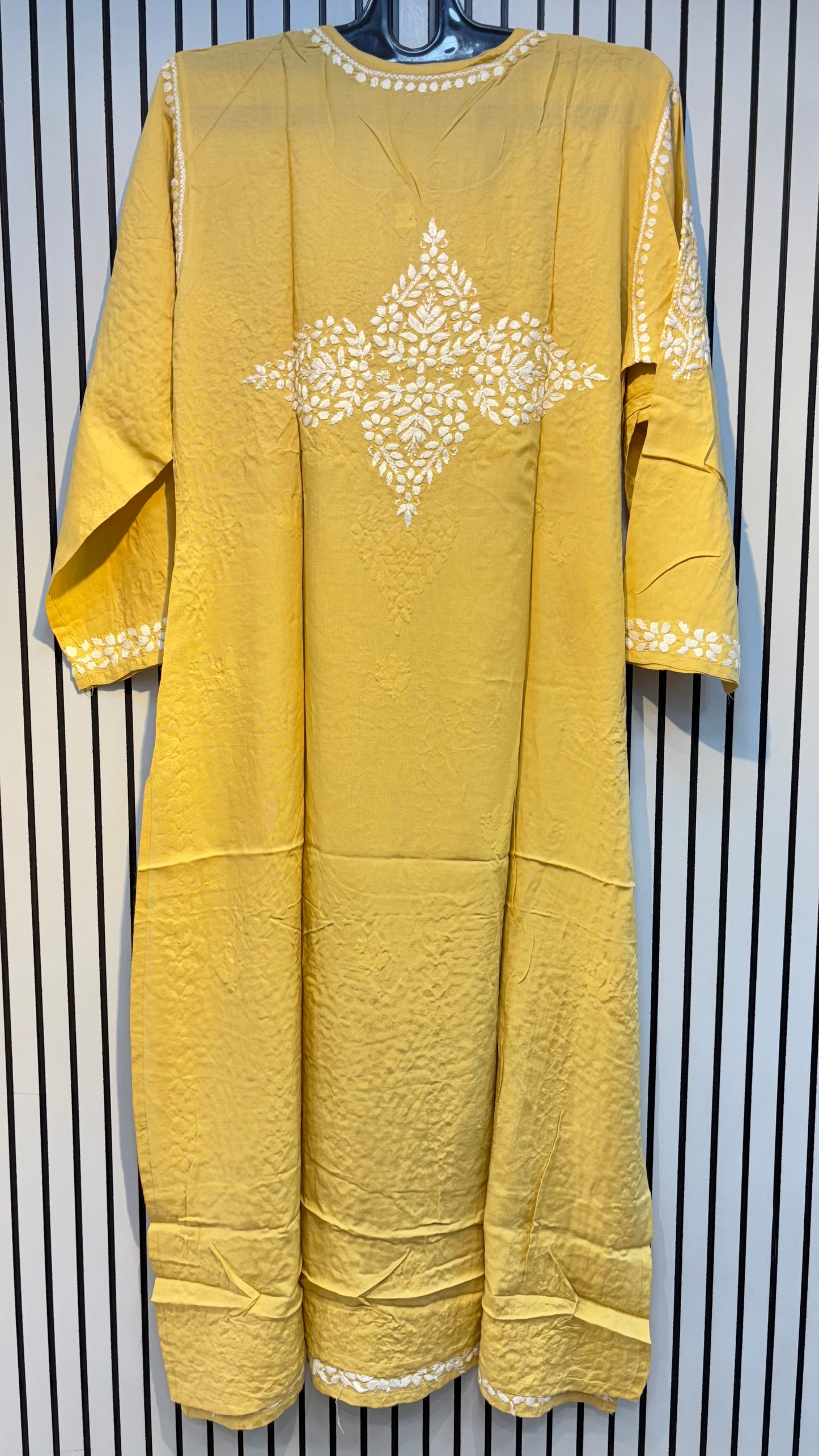 Pure Modal 42 Size Kurtis with Resham thread & 3d Embroidery🪡