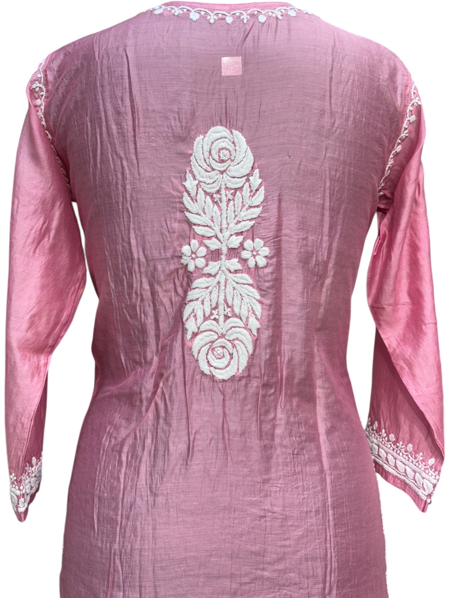 Exquisite Matka Silk Kurti with Stunning 3D Embroidery