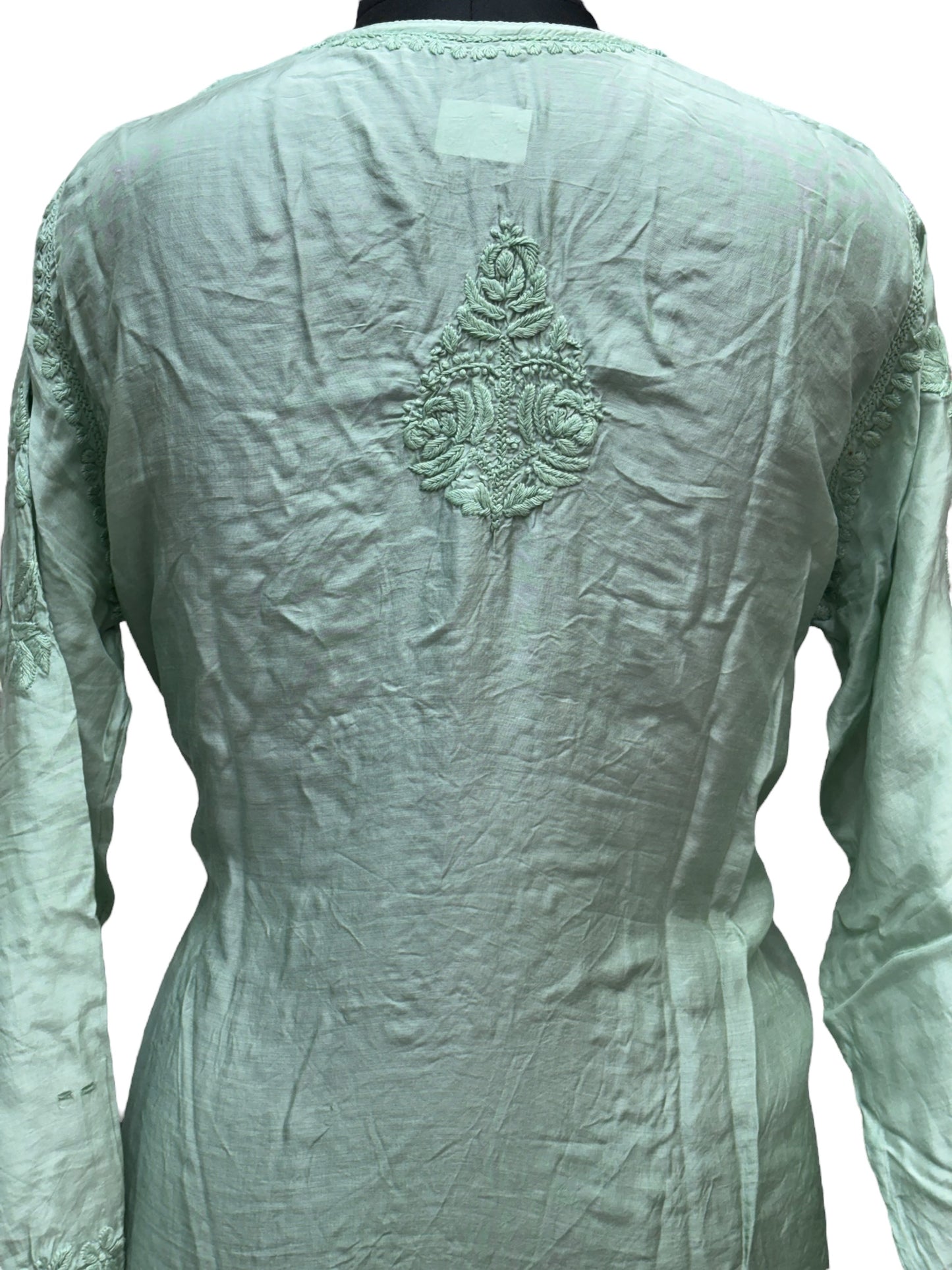 Stunning Muslin Ombre Kurti with Self-Thread 3D Embroidery – Elevate Your Ethnic Wardrobe