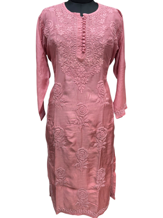 Stunning Muslin Kurti with Self-Thread 3D Embroidery – Elevate Your Ethnic Wardrobe