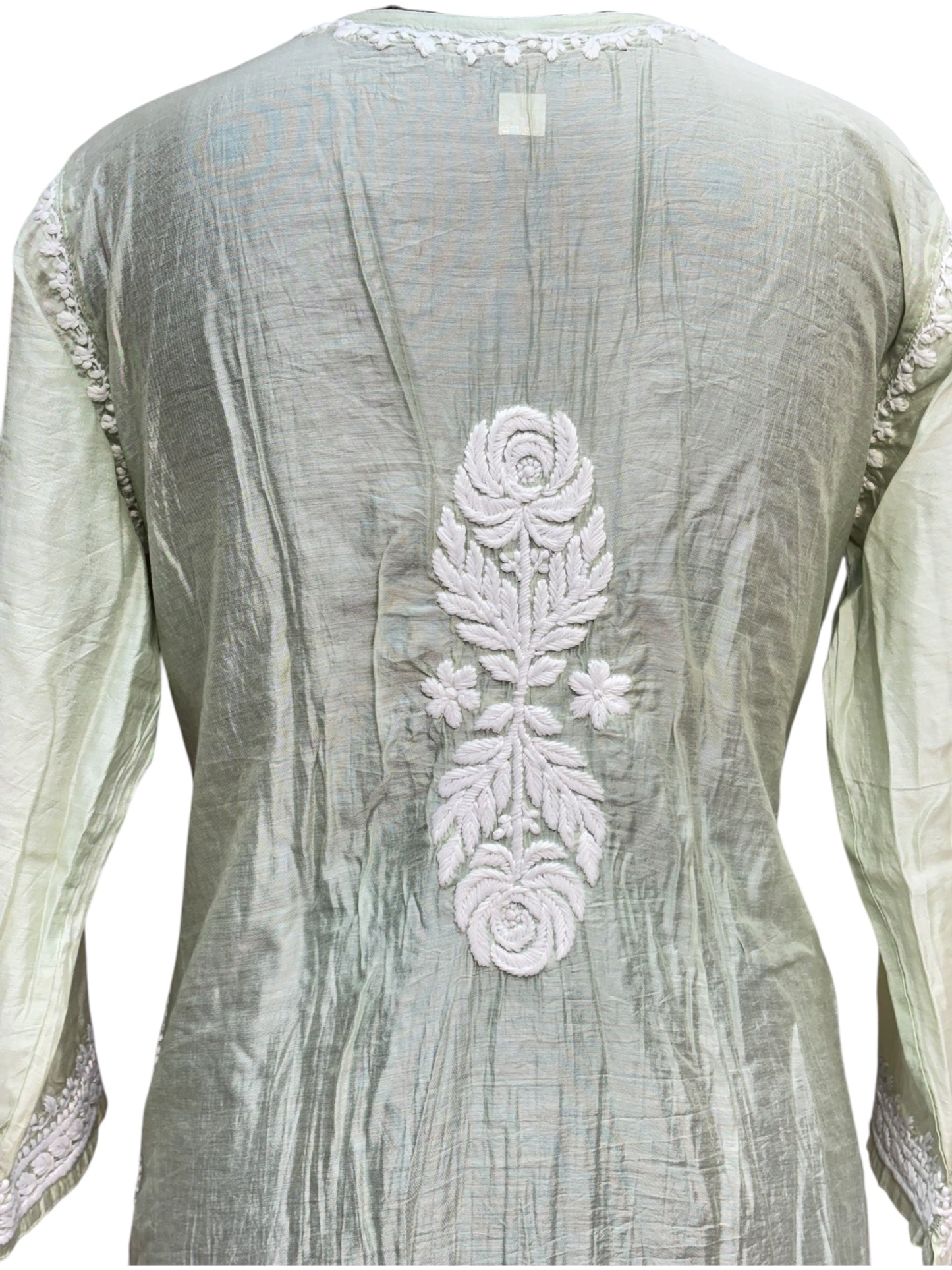 Exquisite Matka Silk Kurti with Stunning 3D Embroidery