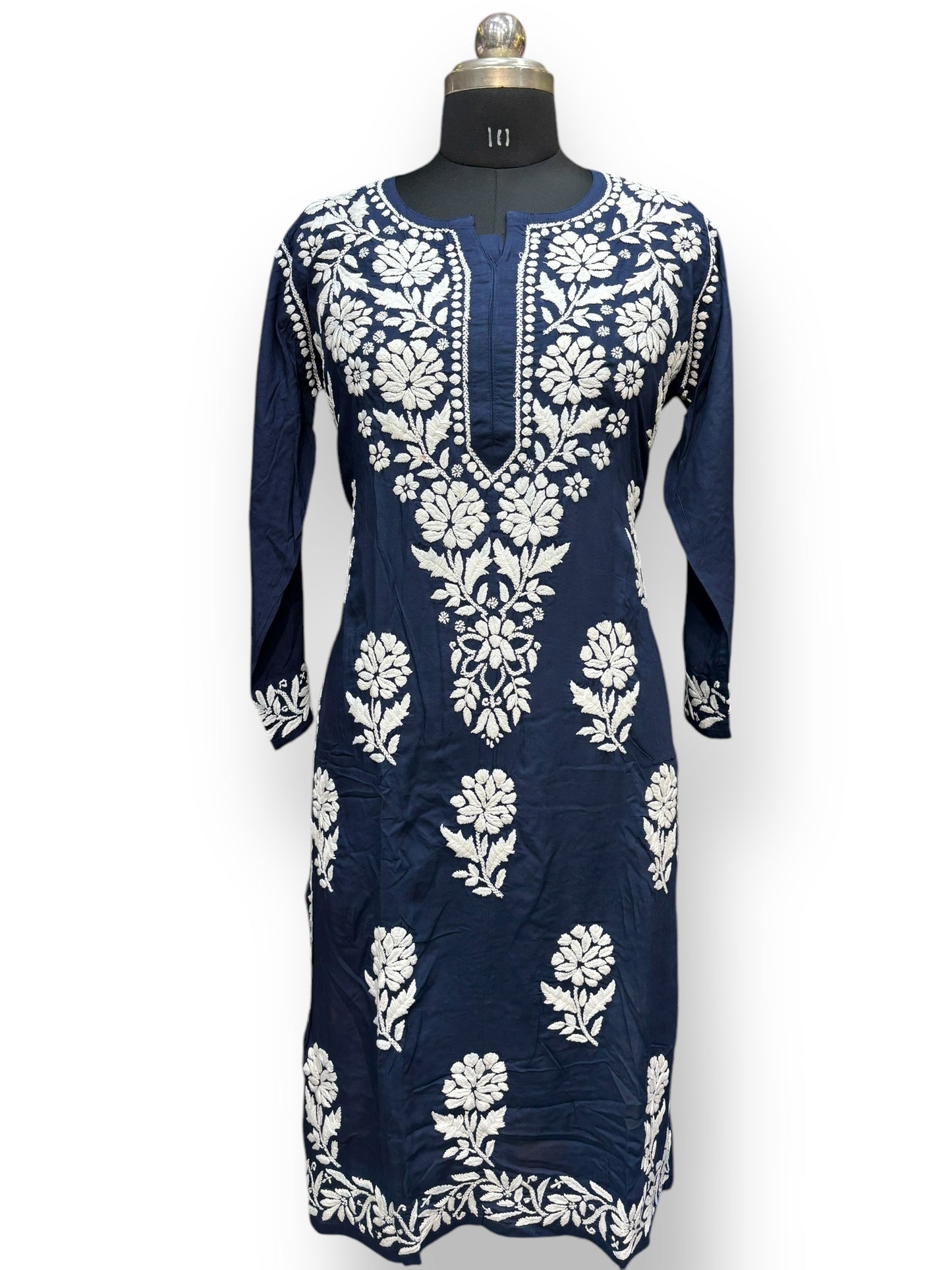 Premium Modal 44 Size Kurtis With 3D Embroidery