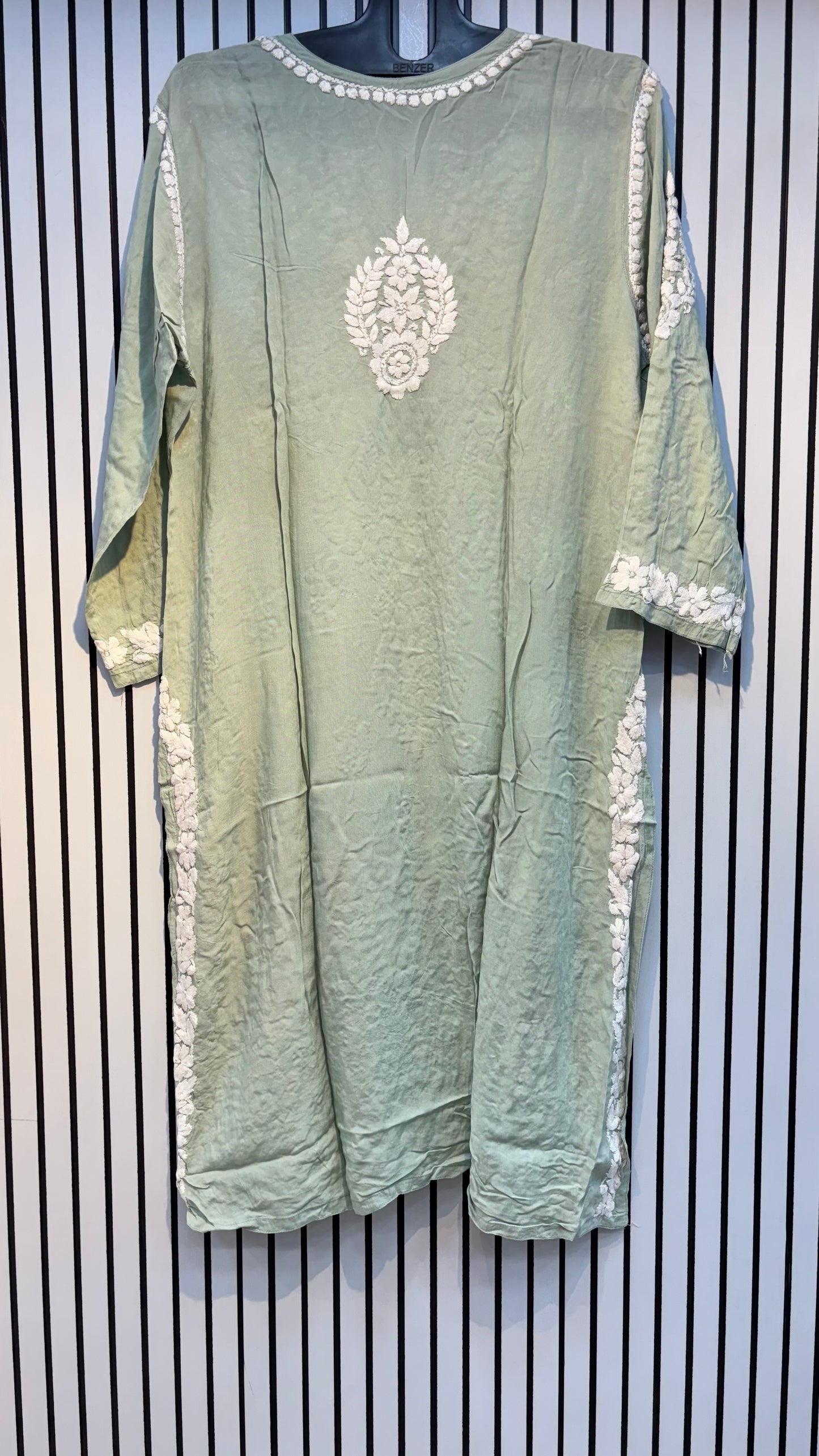 Pure Modal 42 Size Kurtis with Resham thread & 3d Embroidery🪡