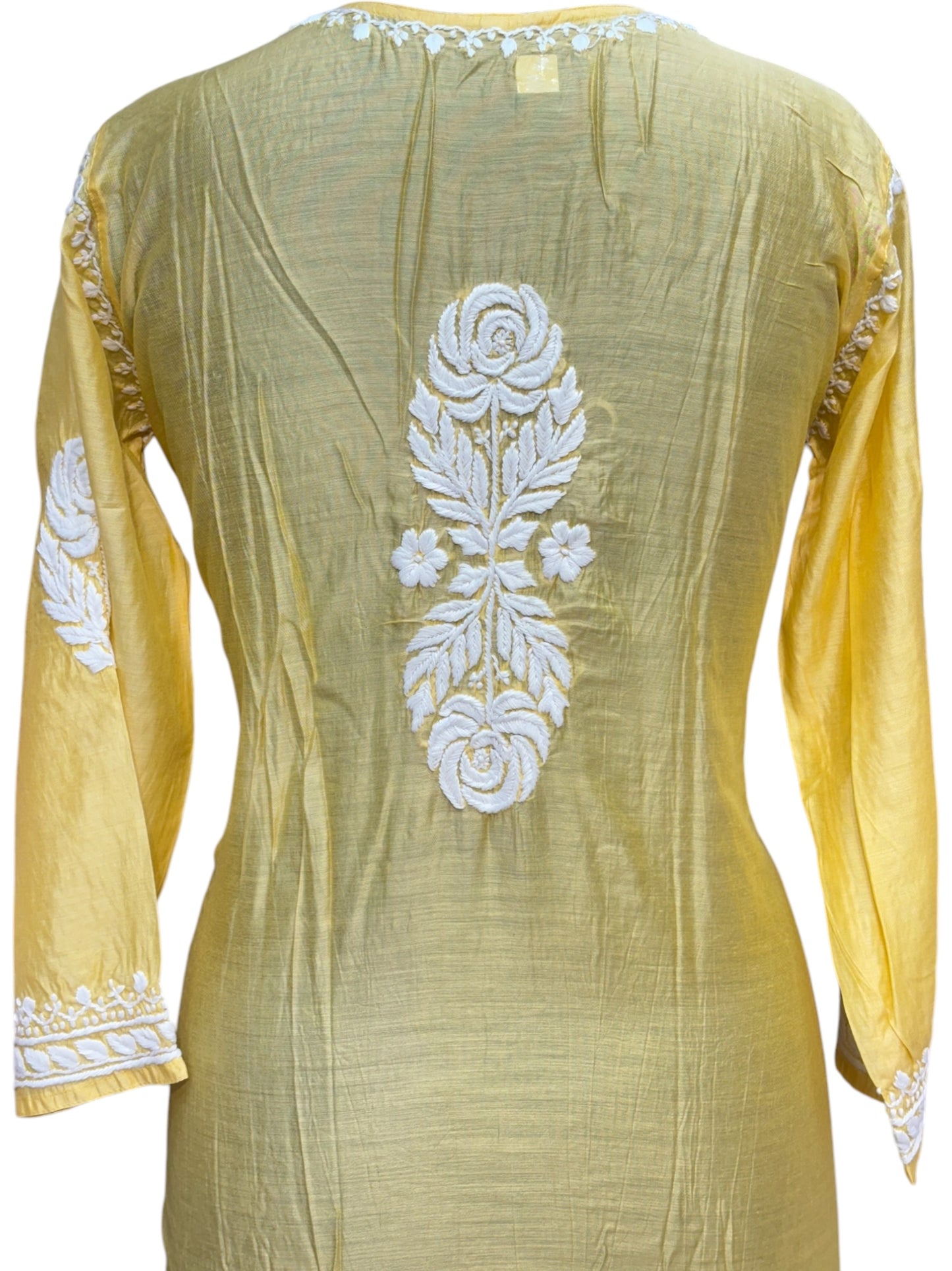 Exquisite Matka Silk Kurti with Stunning 3D Embroidery