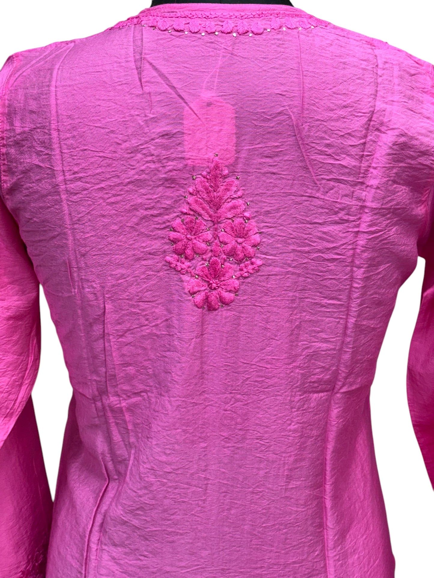 Luxurious Silk Kurti with Mukaish & intricate Resham Embroidery– Unveiling Timeless Artistry