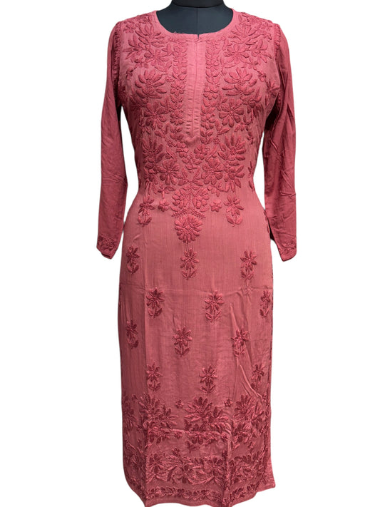 Modal Chikankari Kurti with Delicate Resham Embroidery