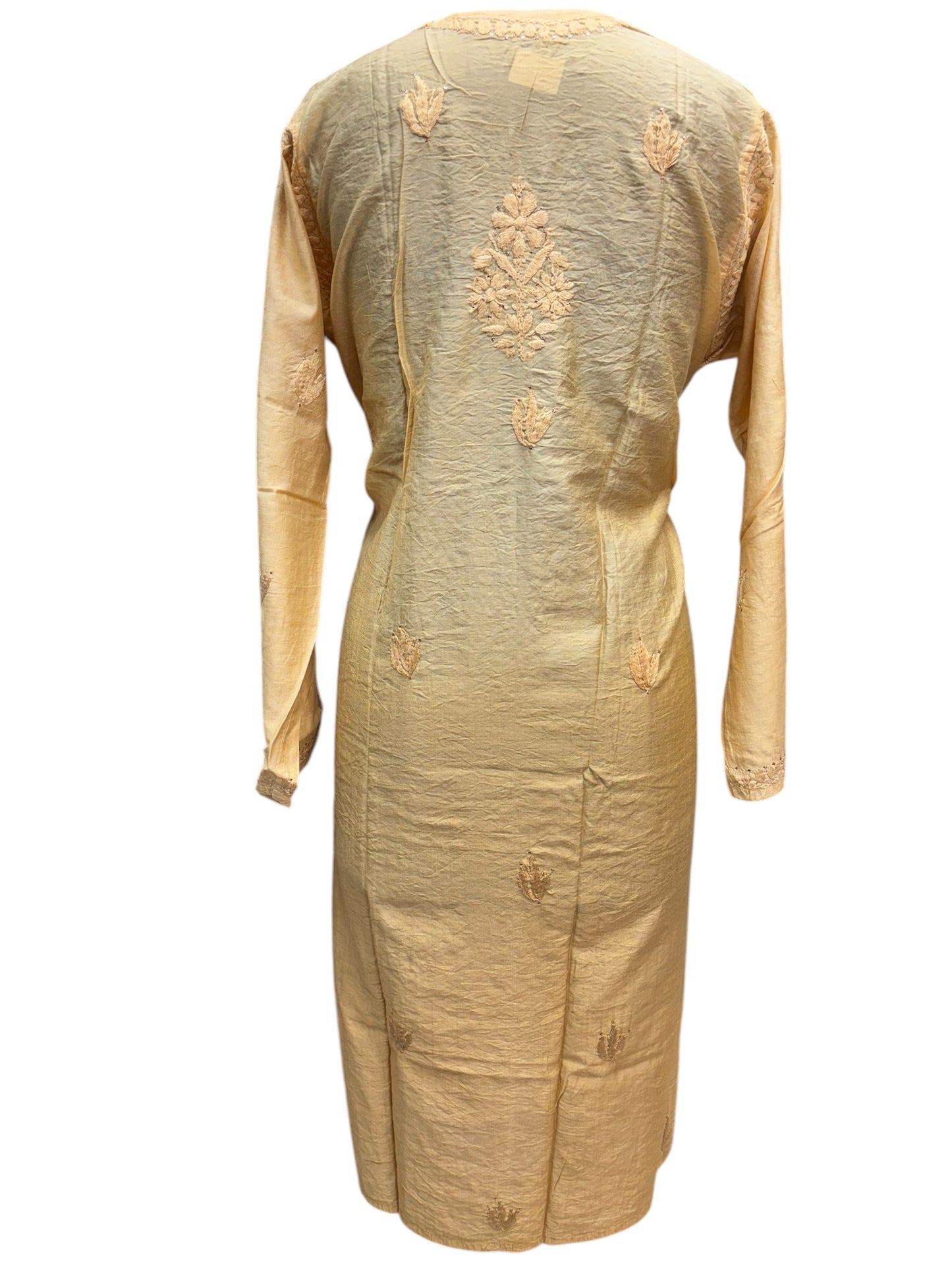 Luxurious Silk Ombre Kurti with Mukaish & intricate Resham Embroidery– Unveiling Timeless Artistry
