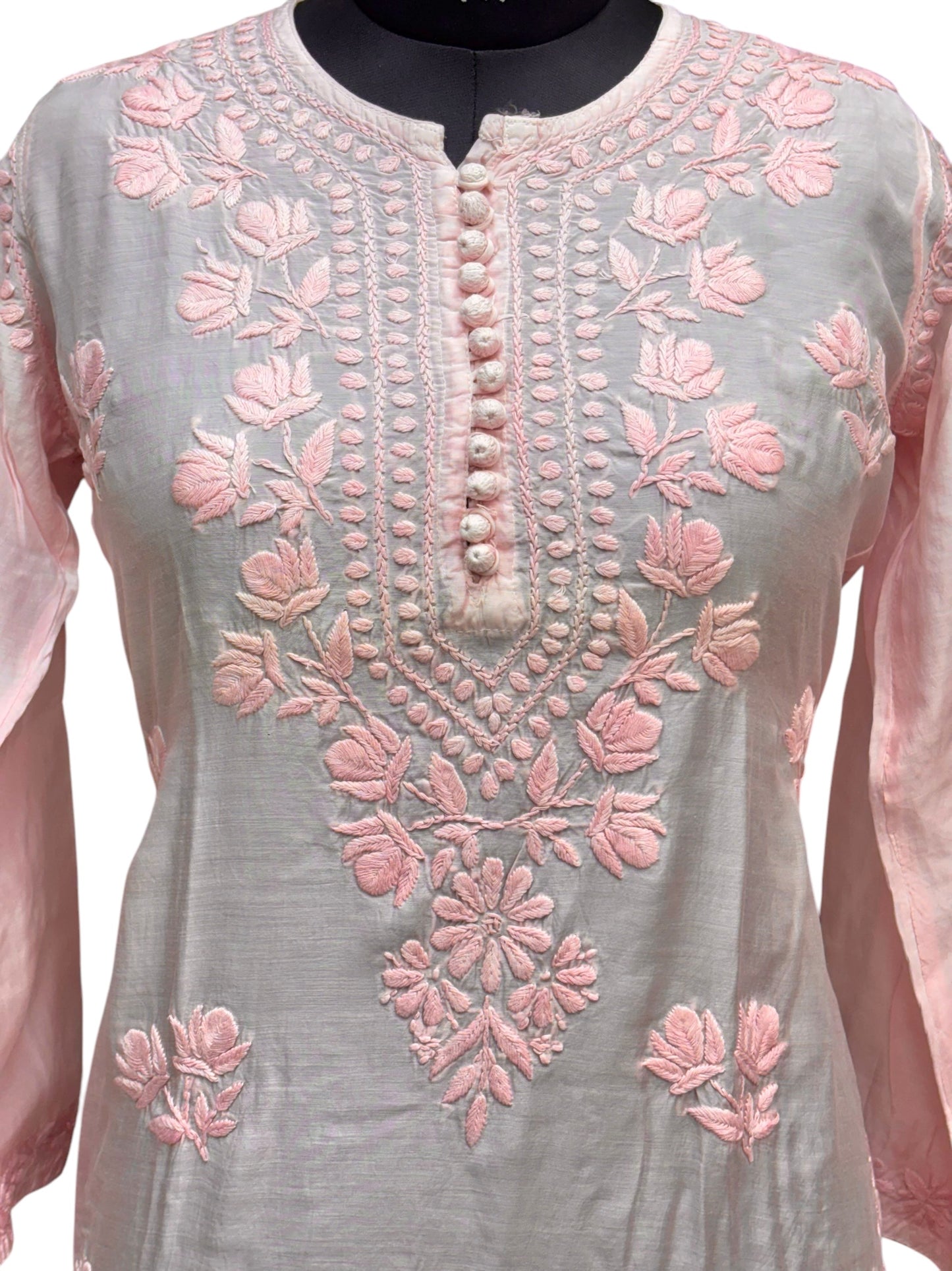 Stunning Muslin Kurti with Self-Thread 3D Embroidery – Elevate Your Ethnic Wardrobe