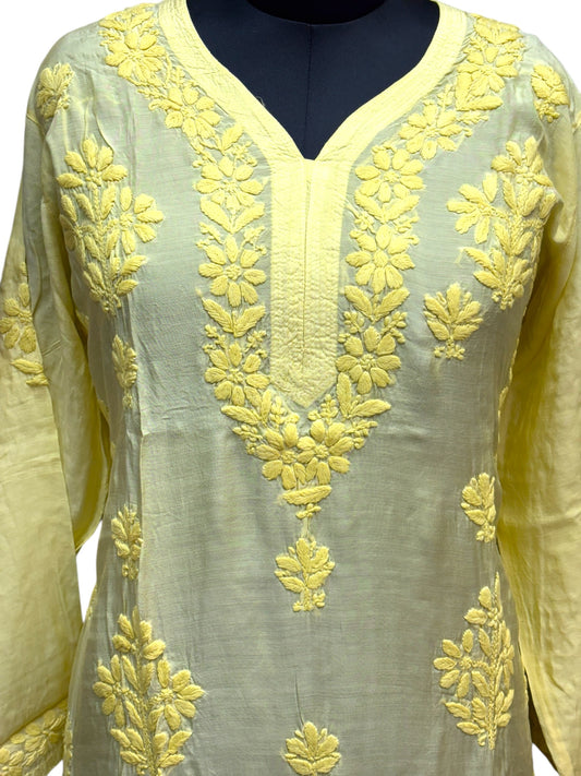 Stunning Muslin Kurti with Self-Thread 3D Embroidery – Elevate Your Ethnic Wardrobe