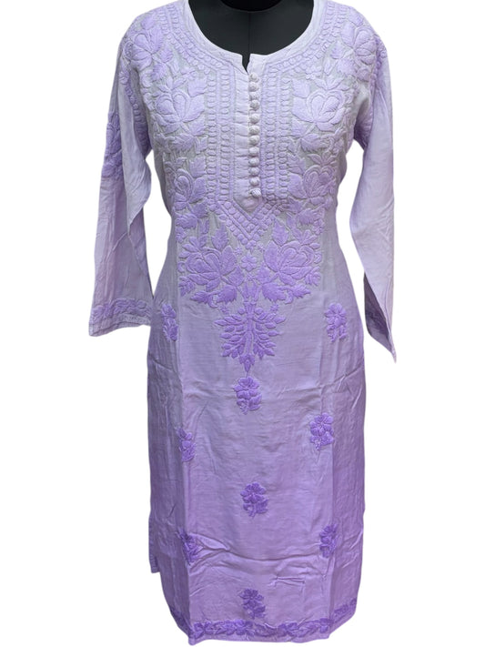 Stunning Muslin Ombre Kurti with Self-Thread 3D Embroidery – Elevate Your Ethnic Wardrobe