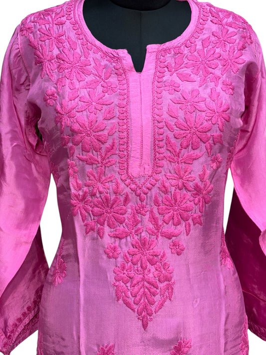 Luxurious Silk Kurti with intricate Embroidery– Unveiling Timeless Artistry