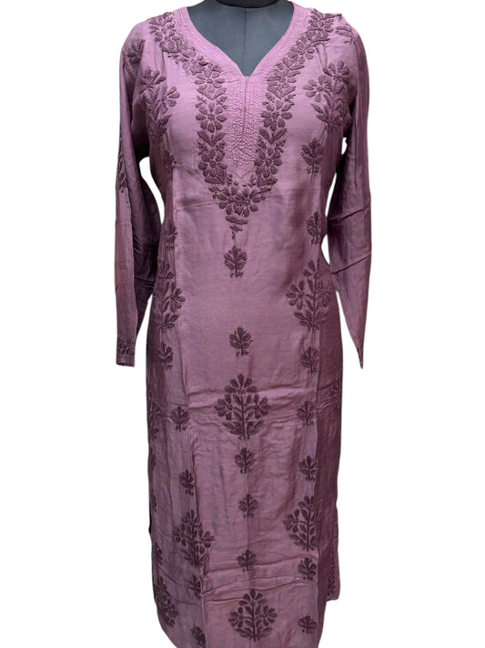 Stunning Muslin Kurti with Self-Thread 3D Embroidery – Elevate Your Ethnic Wardrobe