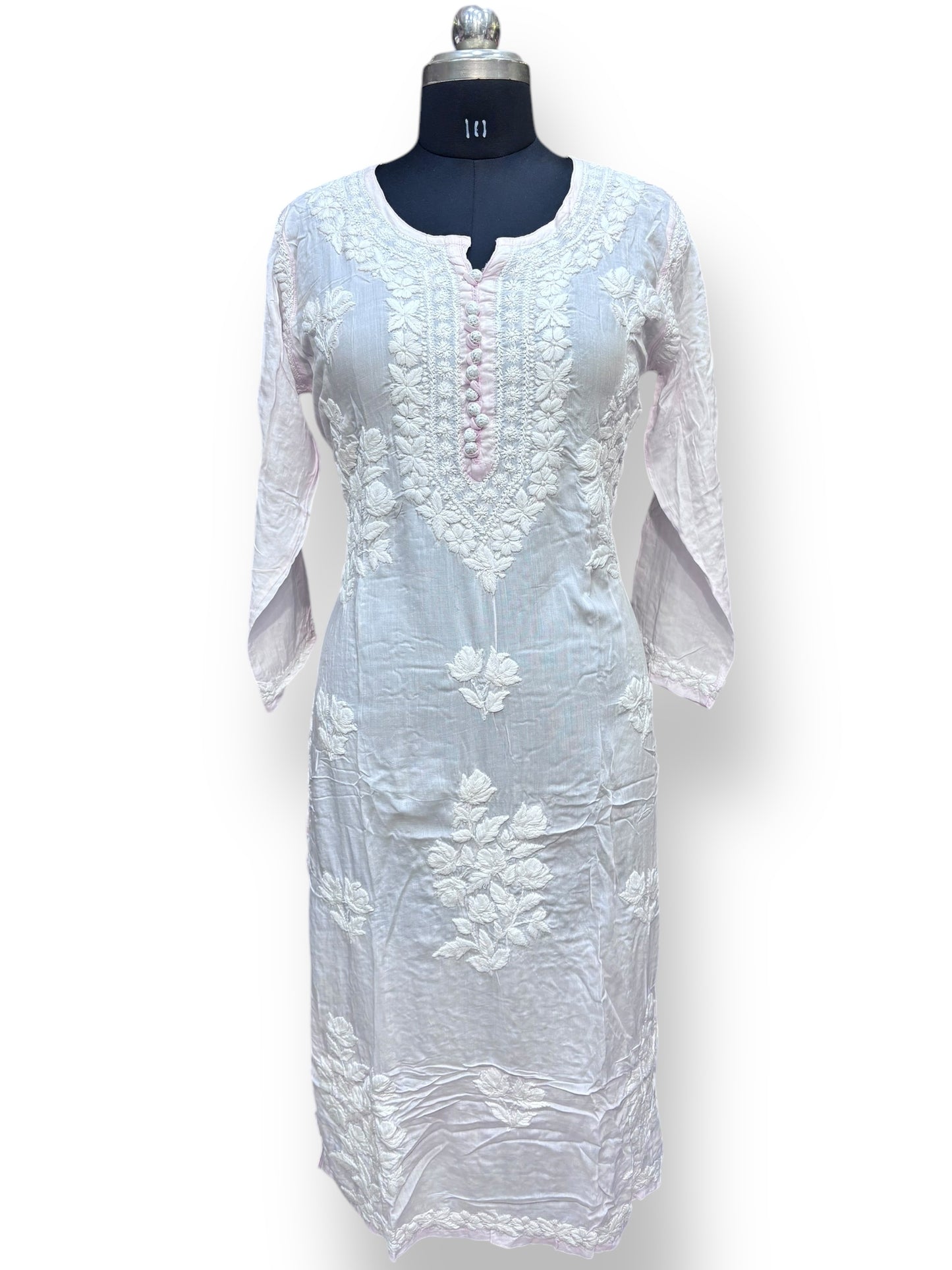 Premium Modal 40 Size Kurtis With 3D Embroidery