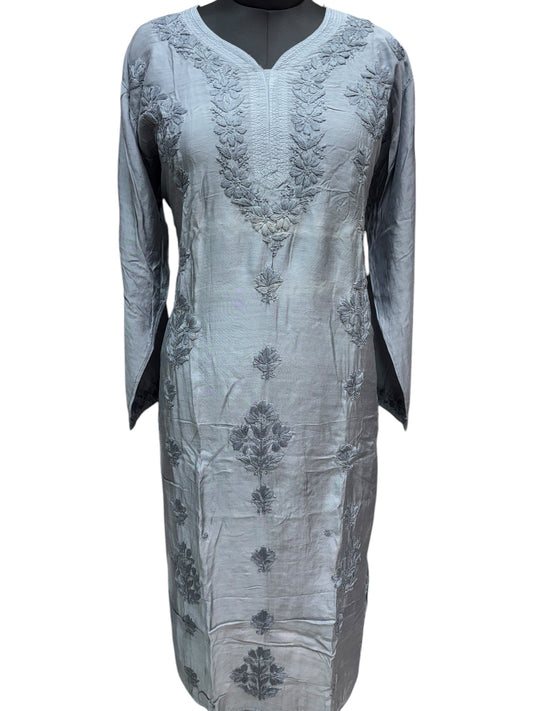 Stunning Muslin Kurti with Self-Thread 3D Embroidery – Elevate Your Ethnic Wardrobe