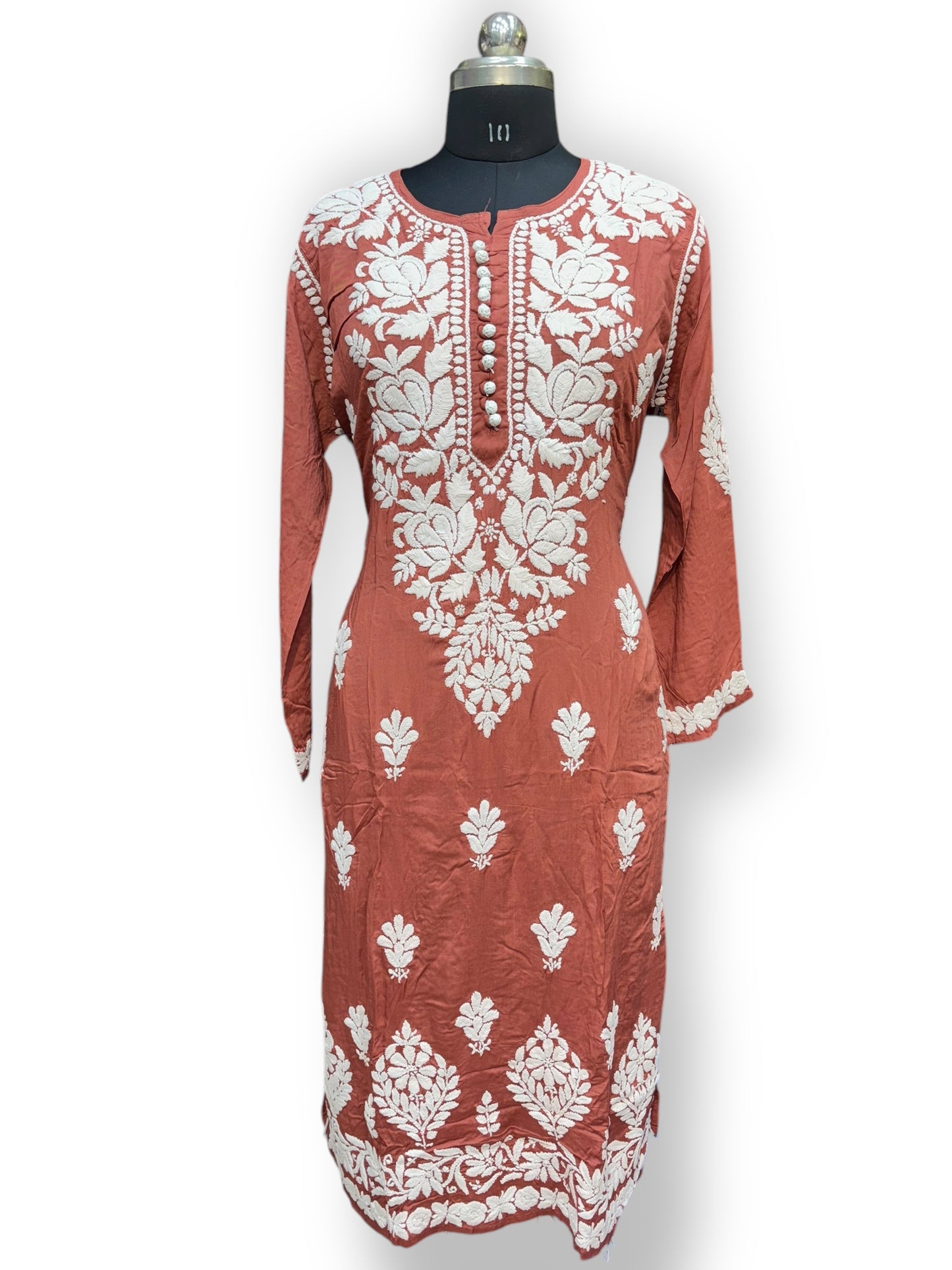Premium Modal 46 Size Kurtis With 3D Embroidery