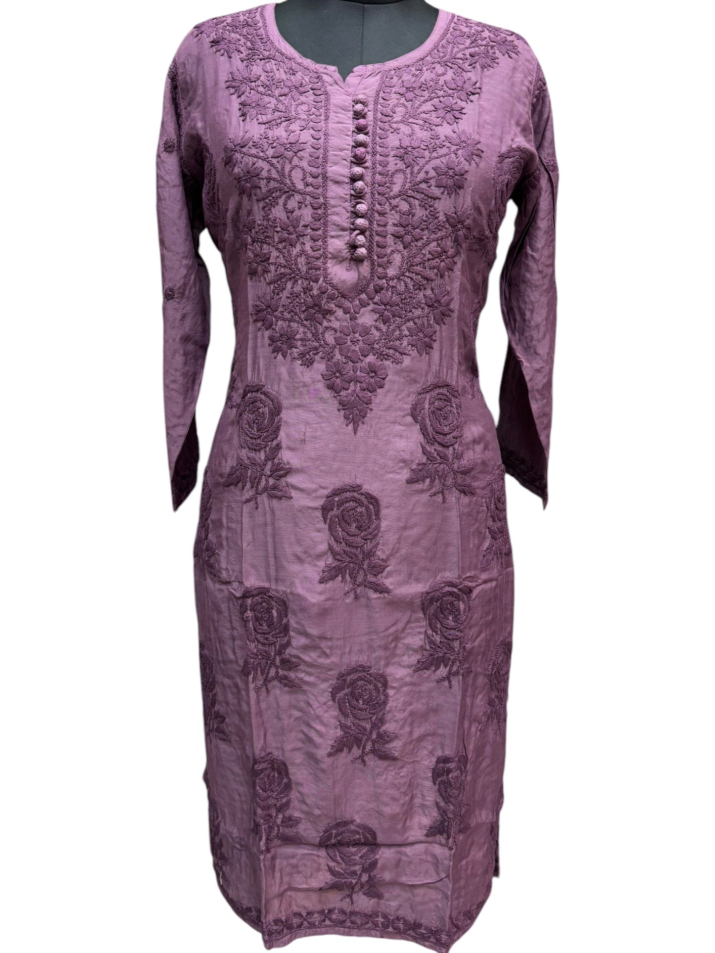 Stunning Muslin Kurti with Self-Thread 3D Embroidery – Elevate Your Ethnic Wardrobe