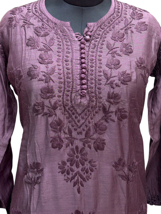 Stunning Muslin Kurti with Self-Thread 3D Embroidery – Elevate Your Ethnic Wardrobe