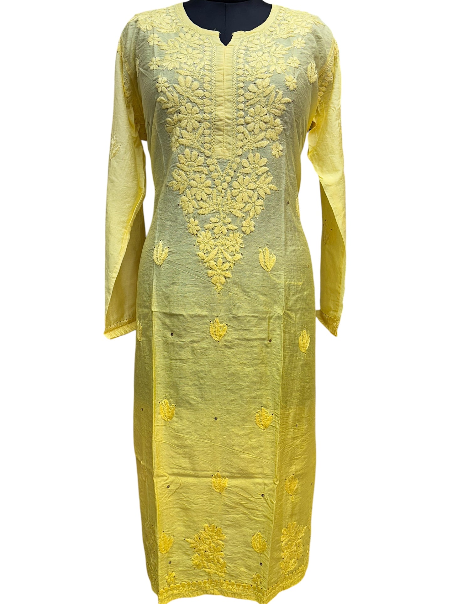 Luxurious Silk Ombre Kurti with Mukaish & intricate Resham Embroidery– Unveiling Timeless Artistry