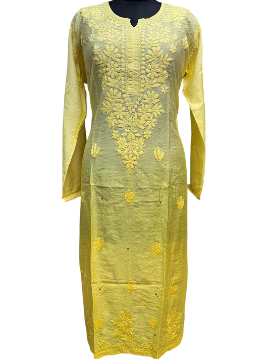 Luxurious Silk Ombre Kurti with Mukaish & intricate Resham Embroidery– Unveiling Timeless Artistry