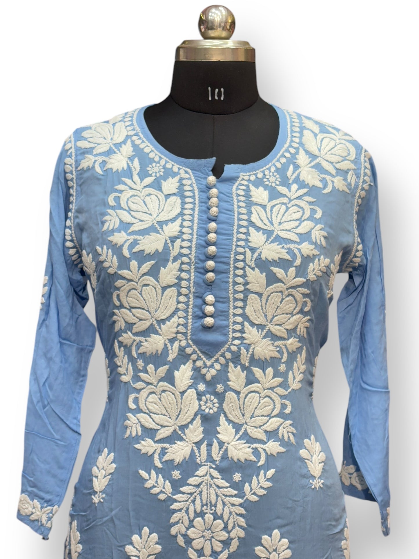 Premium Modal 40 Size Kurtis With 3D Embroidery