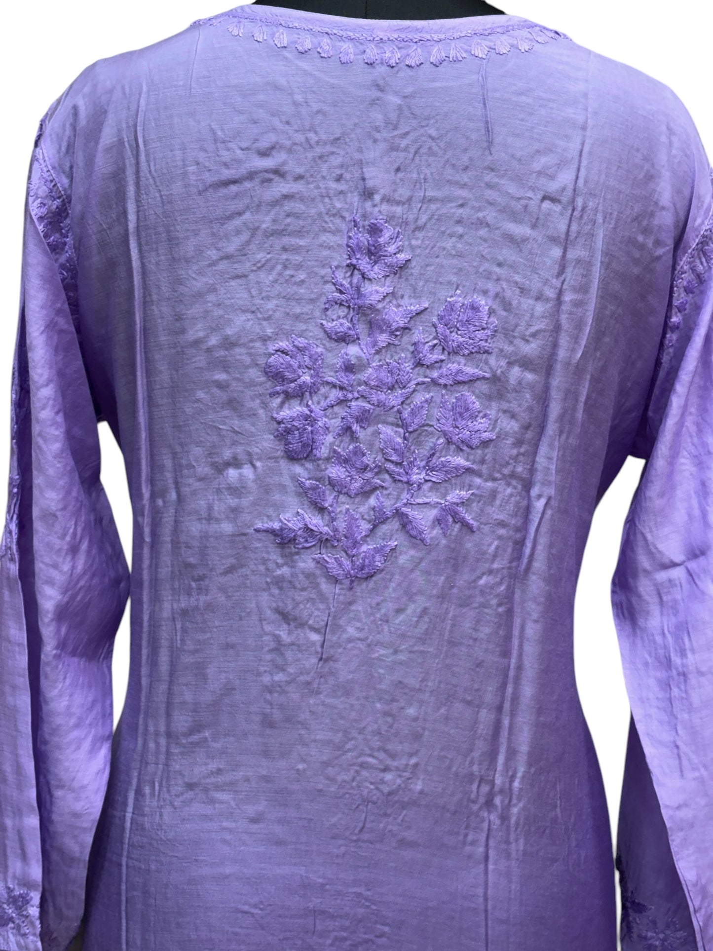 Stunning Muslin Ombre Kurti with Self-Thread 3D Embroidery – Elevate Your Ethnic Wardrobe