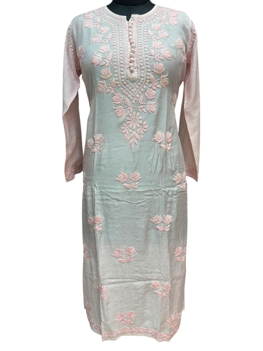 Stunning Muslin Kurti with Self-Thread 3D Embroidery – Elevate Your Ethnic Wardrobe