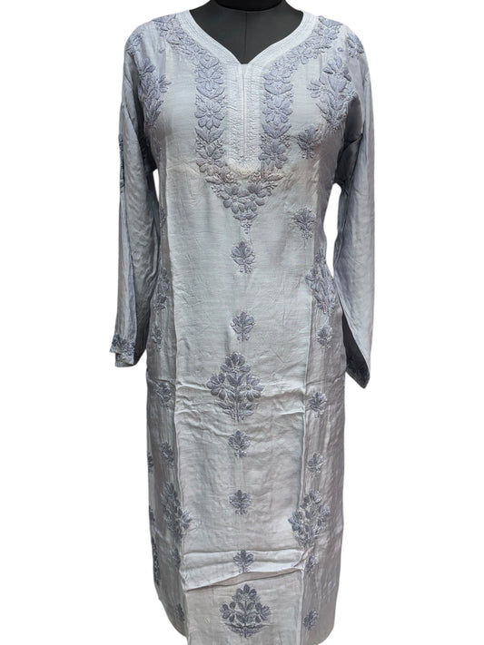 Stunning Muslin Kurti with Self-Thread 3D Embroidery – Elevate Your Ethnic Wardrobe