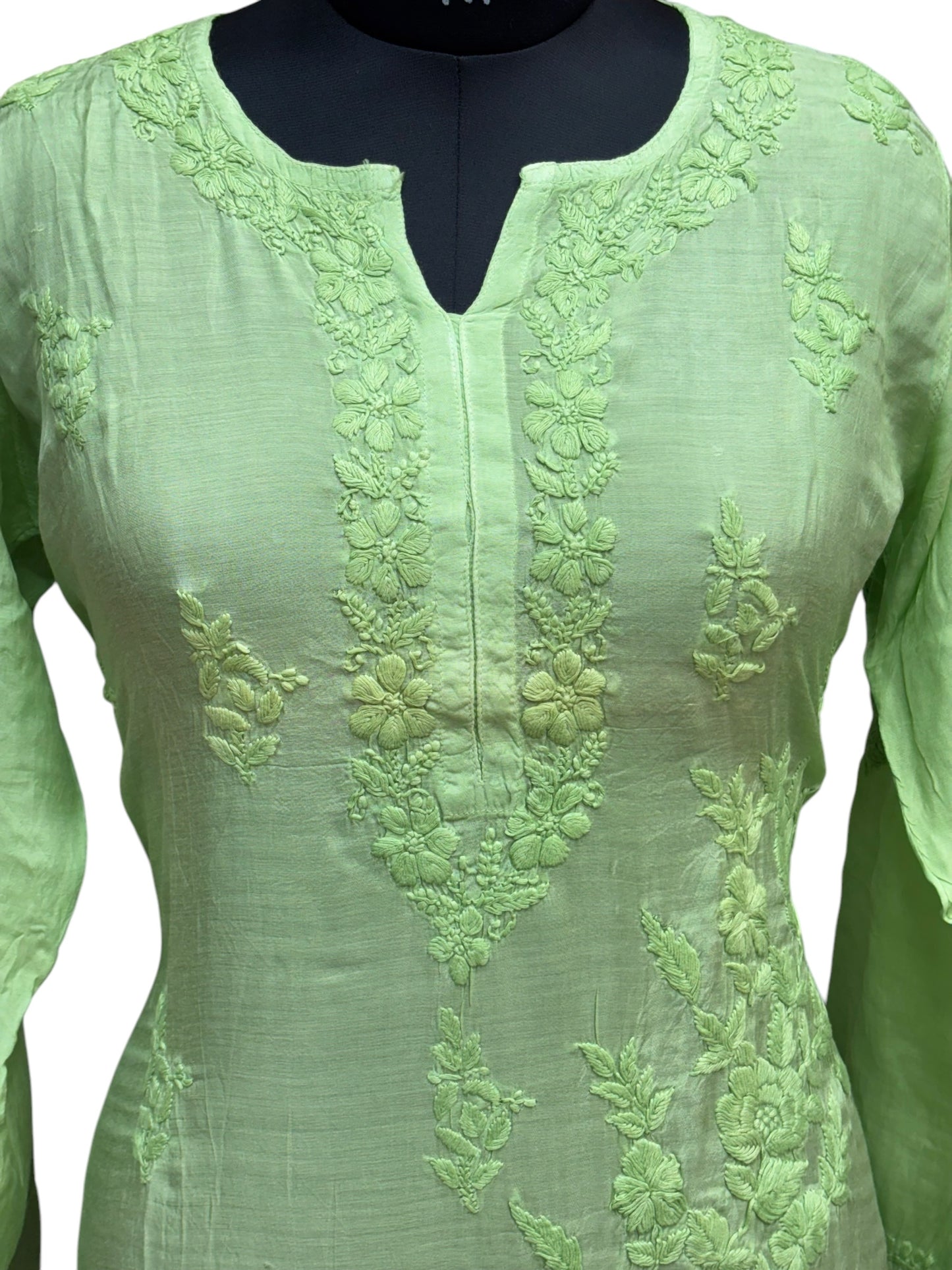 Stunning Muslin Kurti with Self-Thread 3D Embroidery – Elevate Your Ethnic Wardrobe