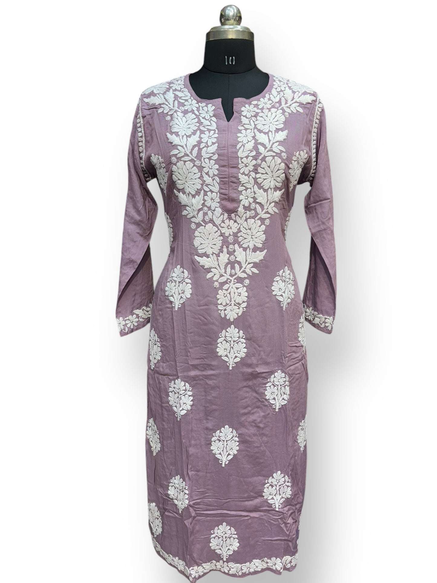 Premium Modal 42 Size Kurtis With 3D Embroidery