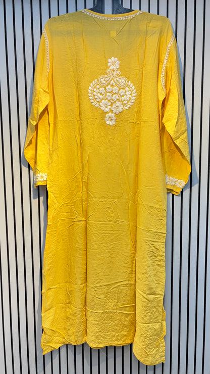 Pure Modal 42 Size Kurtis with Resham thread & 3d Embroidery🪡