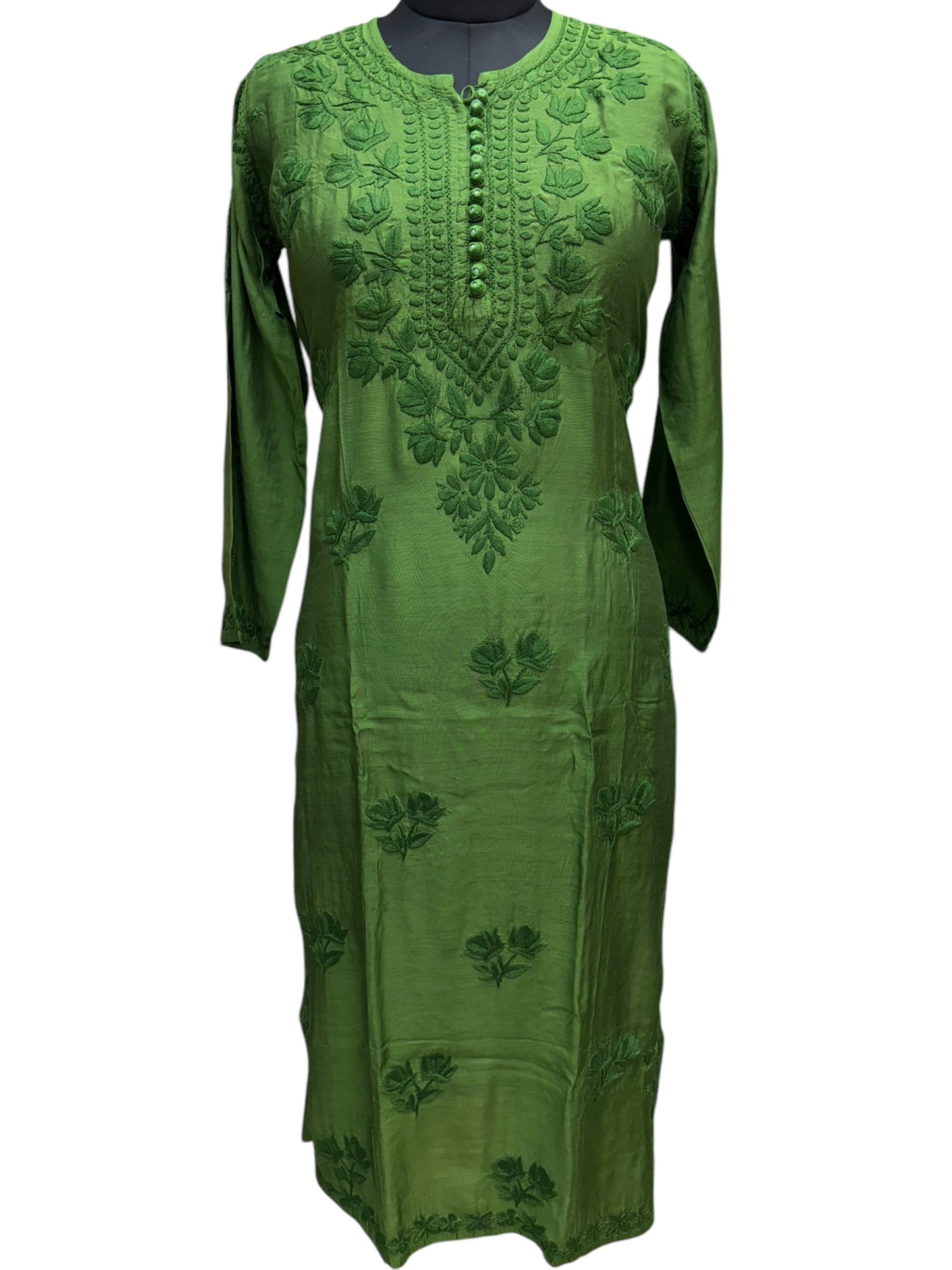 Stunning Muslin Kurti with Self-Thread 3D Embroidery – Elevate Your Ethnic Wardrobe