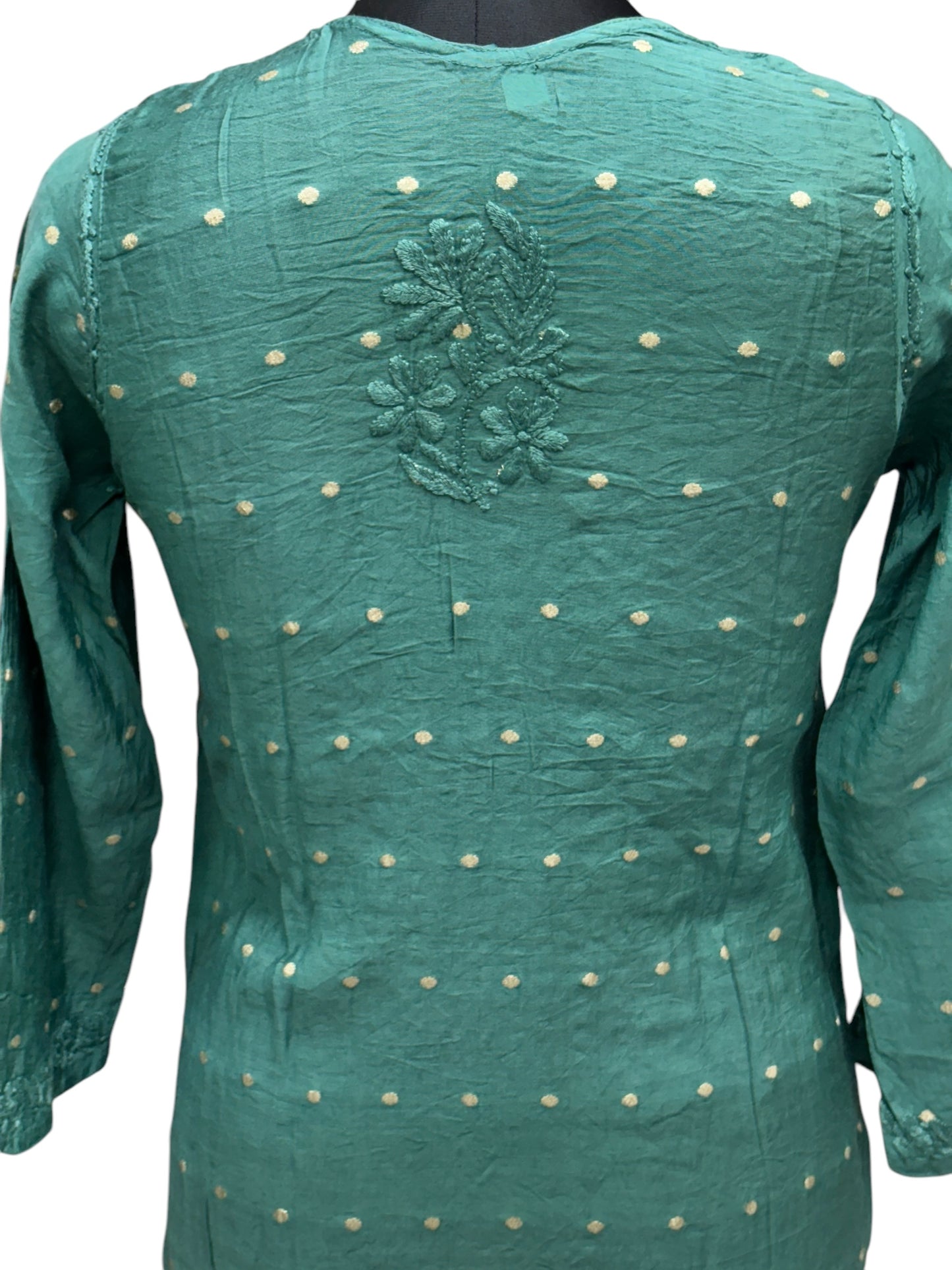 Luxurious Silk Kurti with intricate Embroidery– Unveiling Timeless Artistry