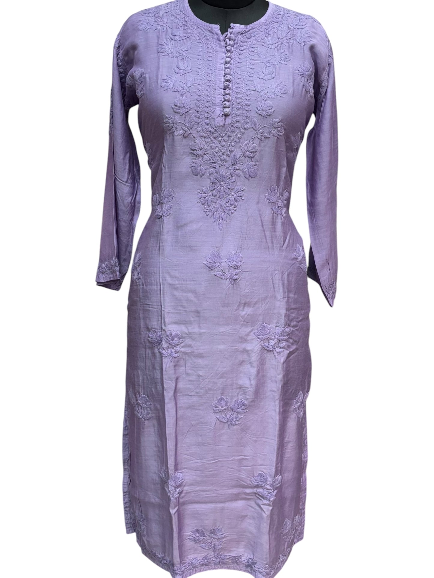 Stunning Muslin Kurti with Self-Thread 3D Embroidery – Elevate Your Ethnic Wardrobe