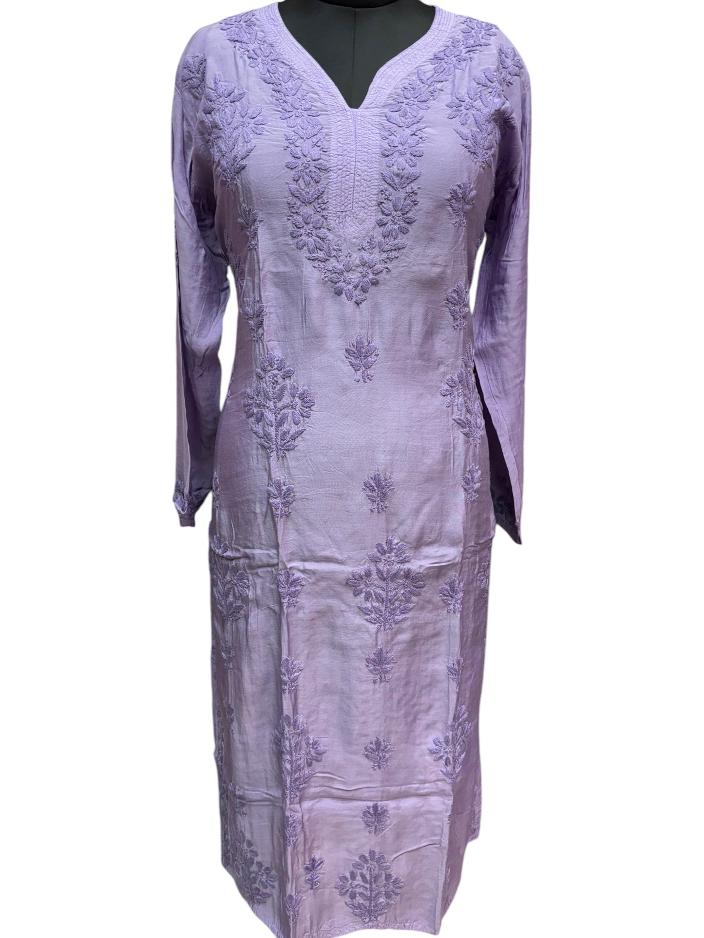 Stunning Muslin Kurti with Self-Thread 3D Embroidery – Elevate Your Ethnic Wardrobe