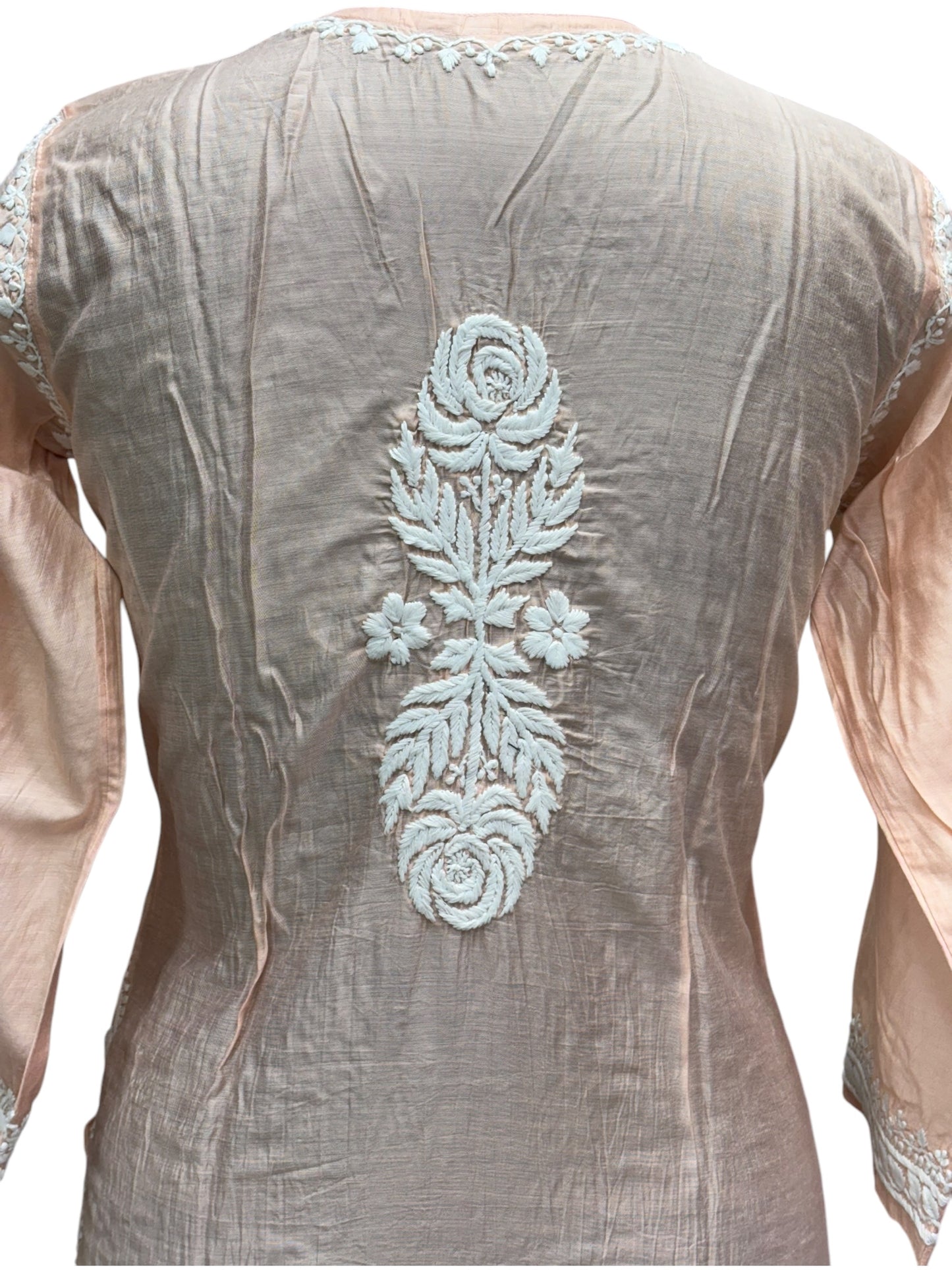 Exquisite Matka Silk Kurti with Stunning 3D Embroidery